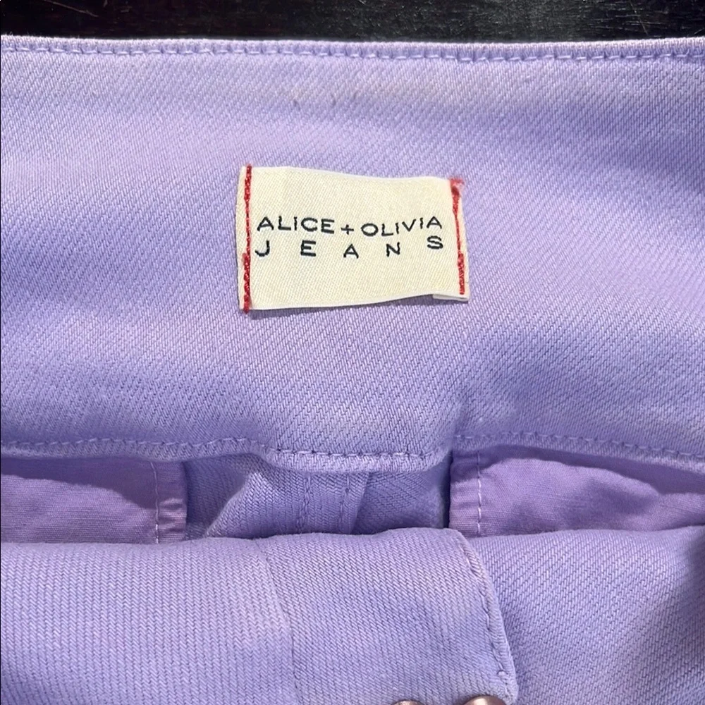 Alice + Olivia OLIVIA Lavender Flare Jeans - Picture 6 of 6